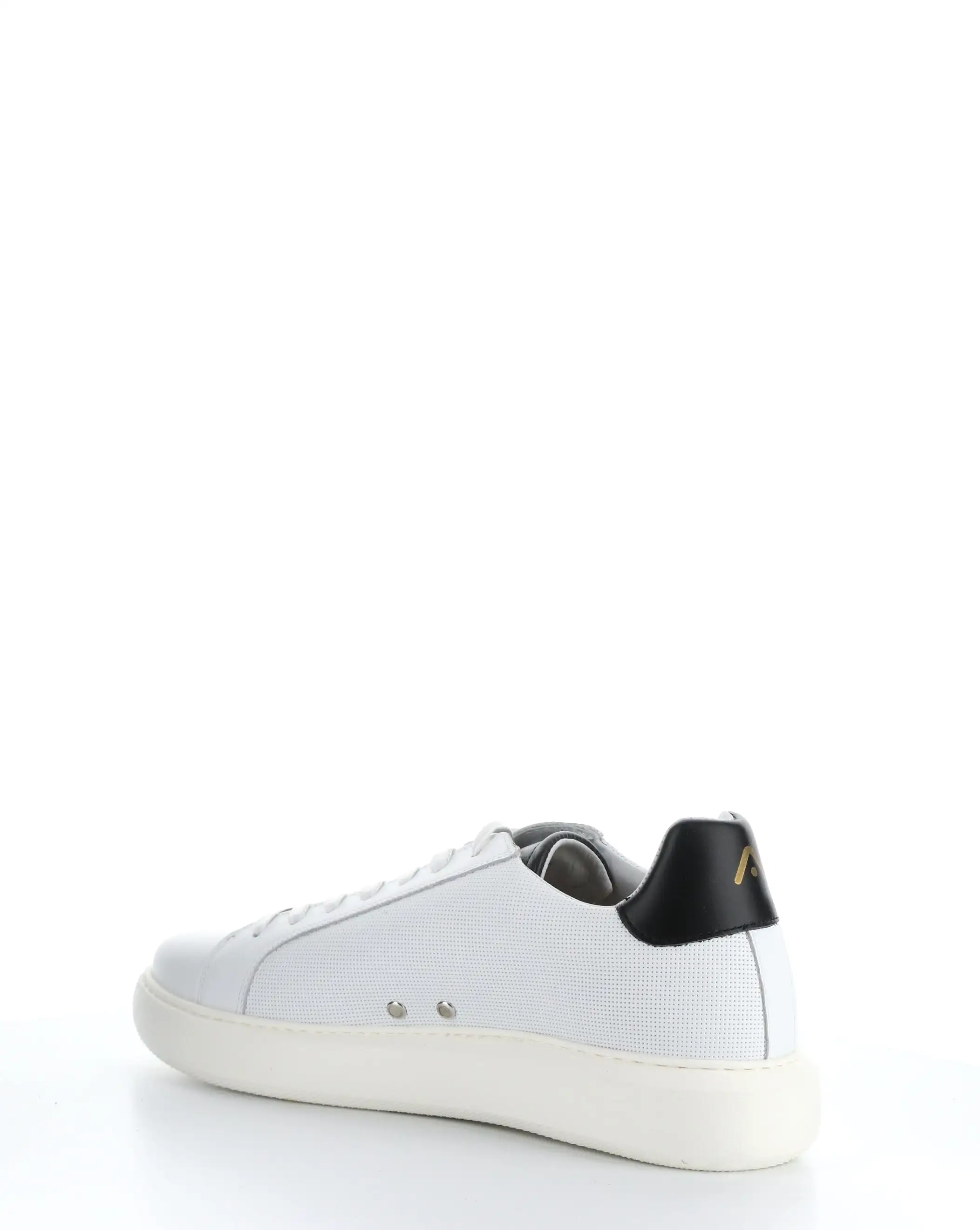 10634A WHITE/BLACK Lace-up Shoes