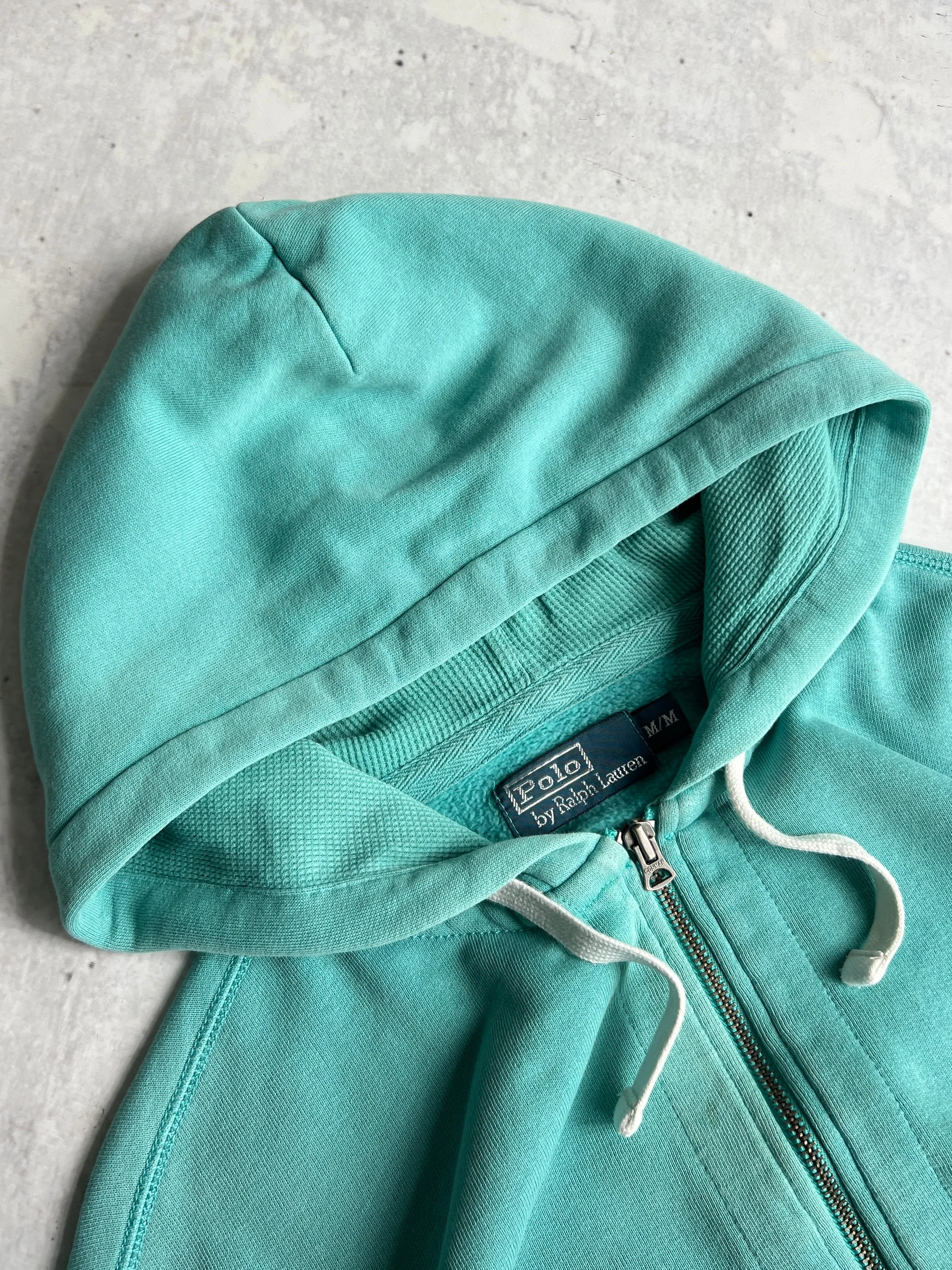 90's Ralph Lauren heavyweight Zip Up Hoodie (M)