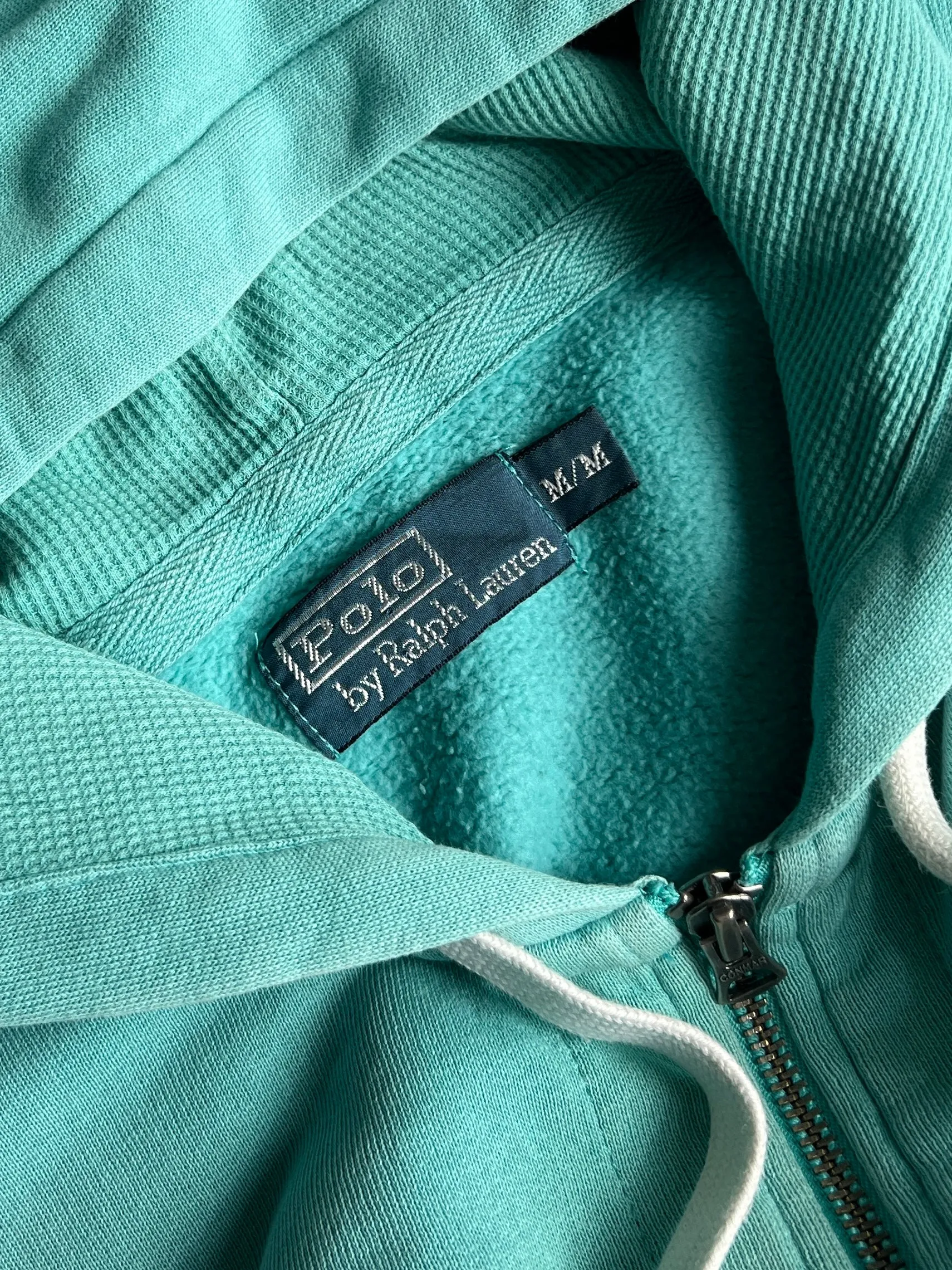 90's Ralph Lauren heavyweight Zip Up Hoodie (M)