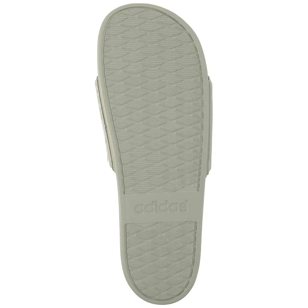 Adidas Men's Adilette Comfort Slipper (Halo Green/Halo Green/Halo Green)