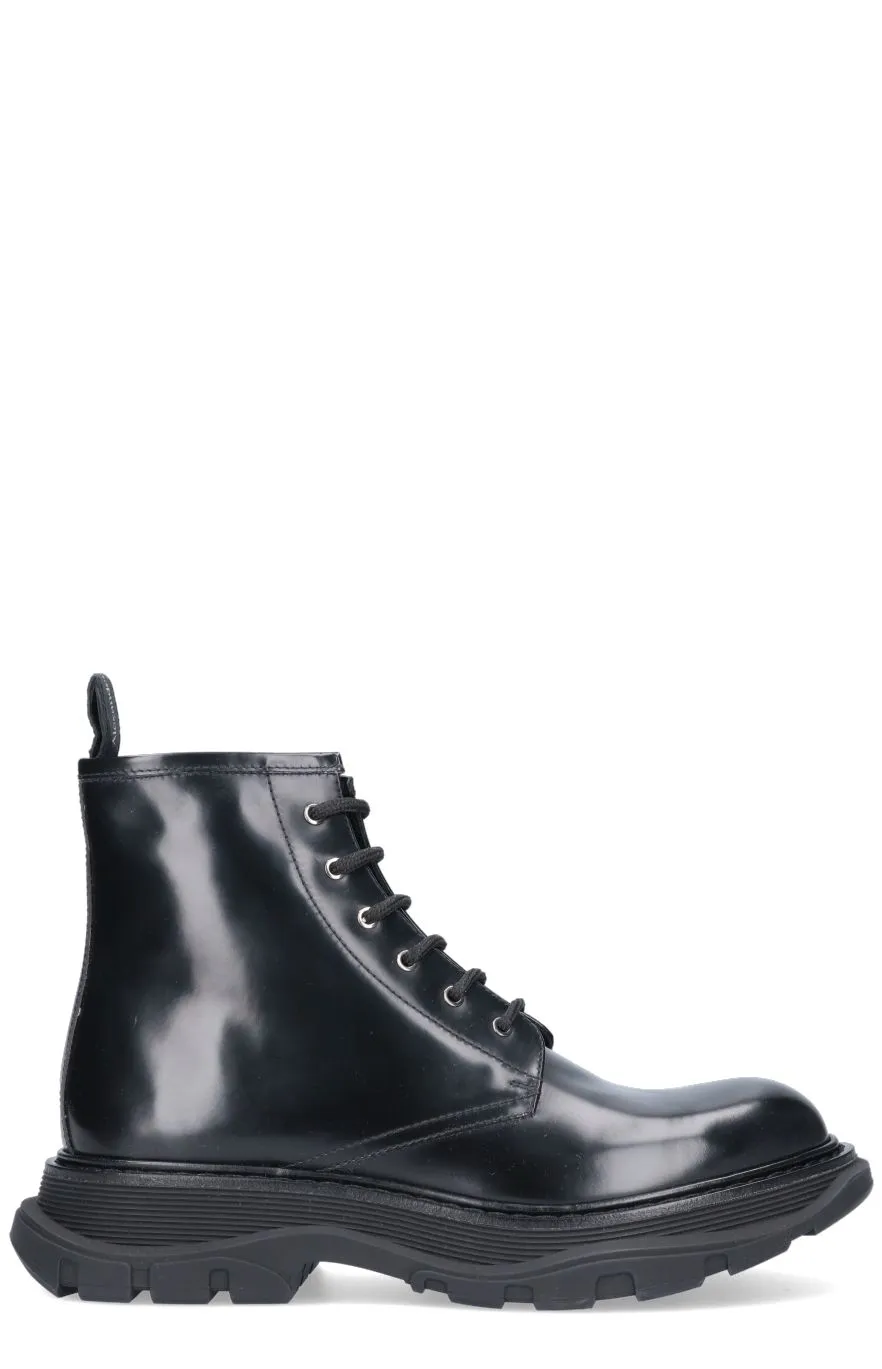 Alexander McQueen Chunky Sole Ankle Boots