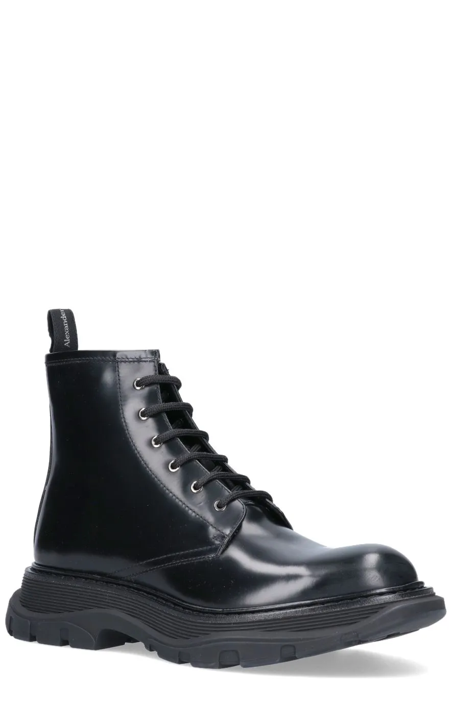 Alexander McQueen Chunky Sole Ankle Boots