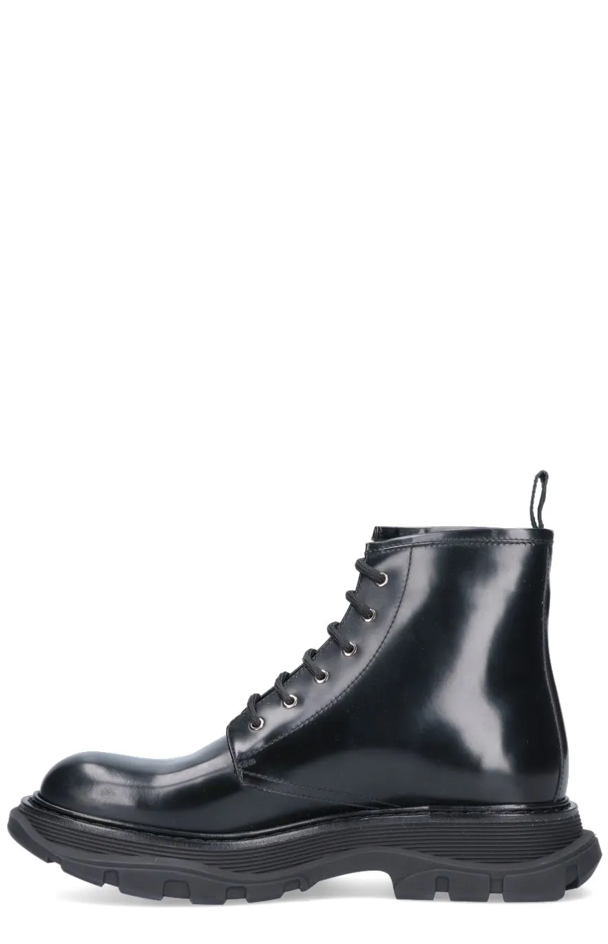 Alexander McQueen Chunky Sole Ankle Boots