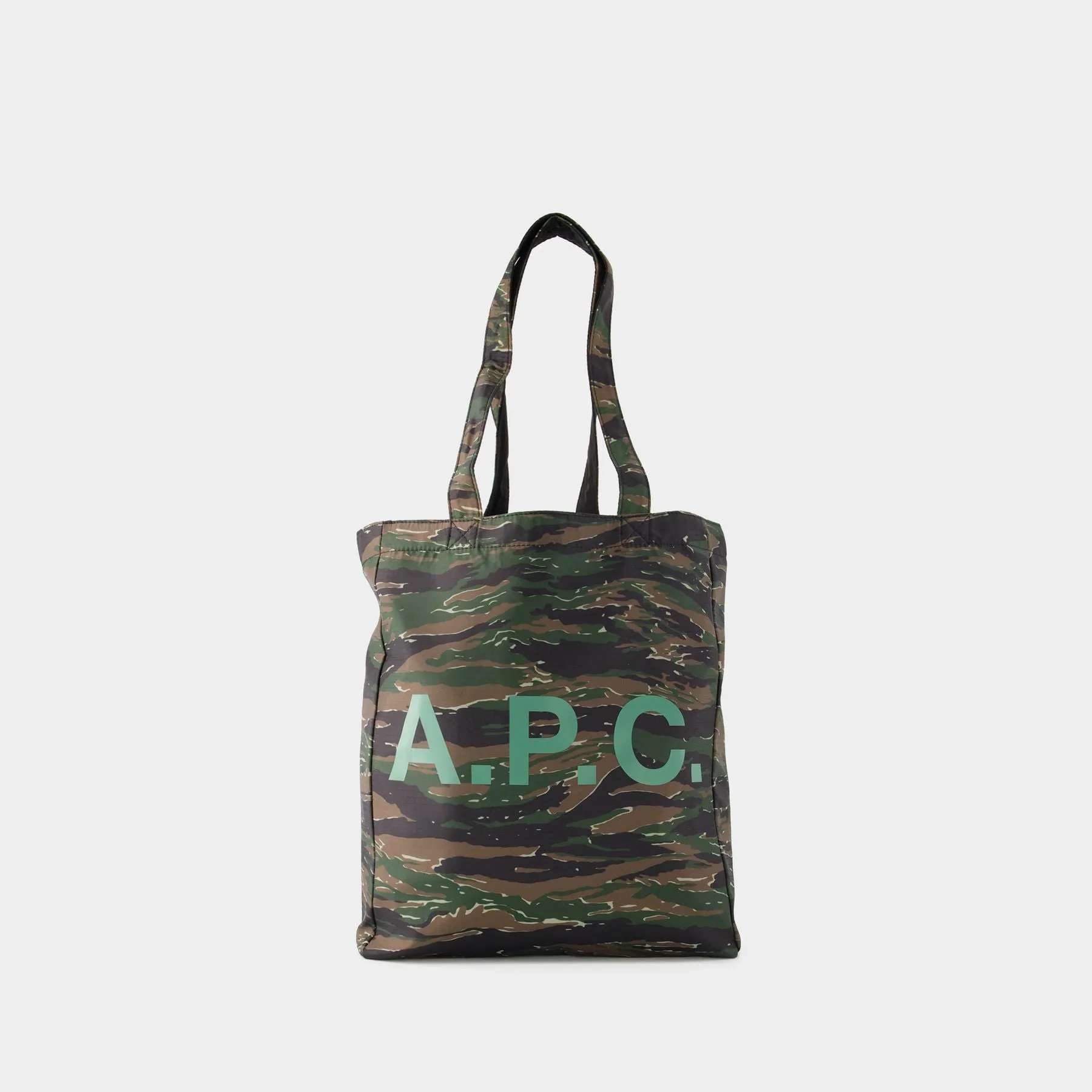 A.P.C.  Lou Reversible Tote Bag - A.P.C. - Synthetic - Khaki