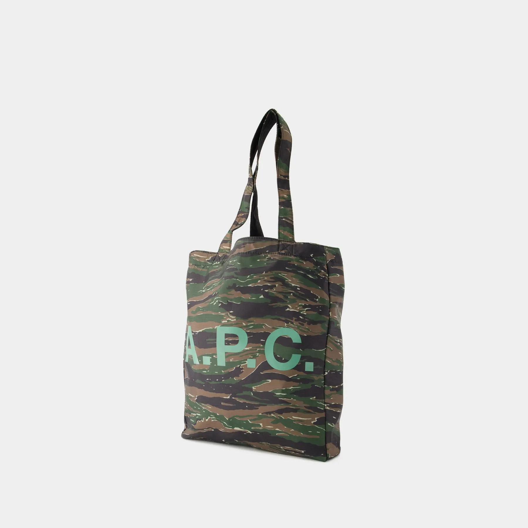 A.P.C.  Lou Reversible Tote Bag - A.P.C. - Synthetic - Khaki