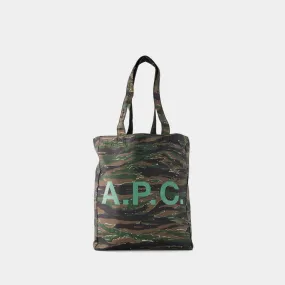 A.P.C.  Lou Reversible Tote Bag - A.P.C. - Synthetic - Khaki