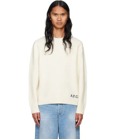 A.P.C. Off-White Edward Sweater