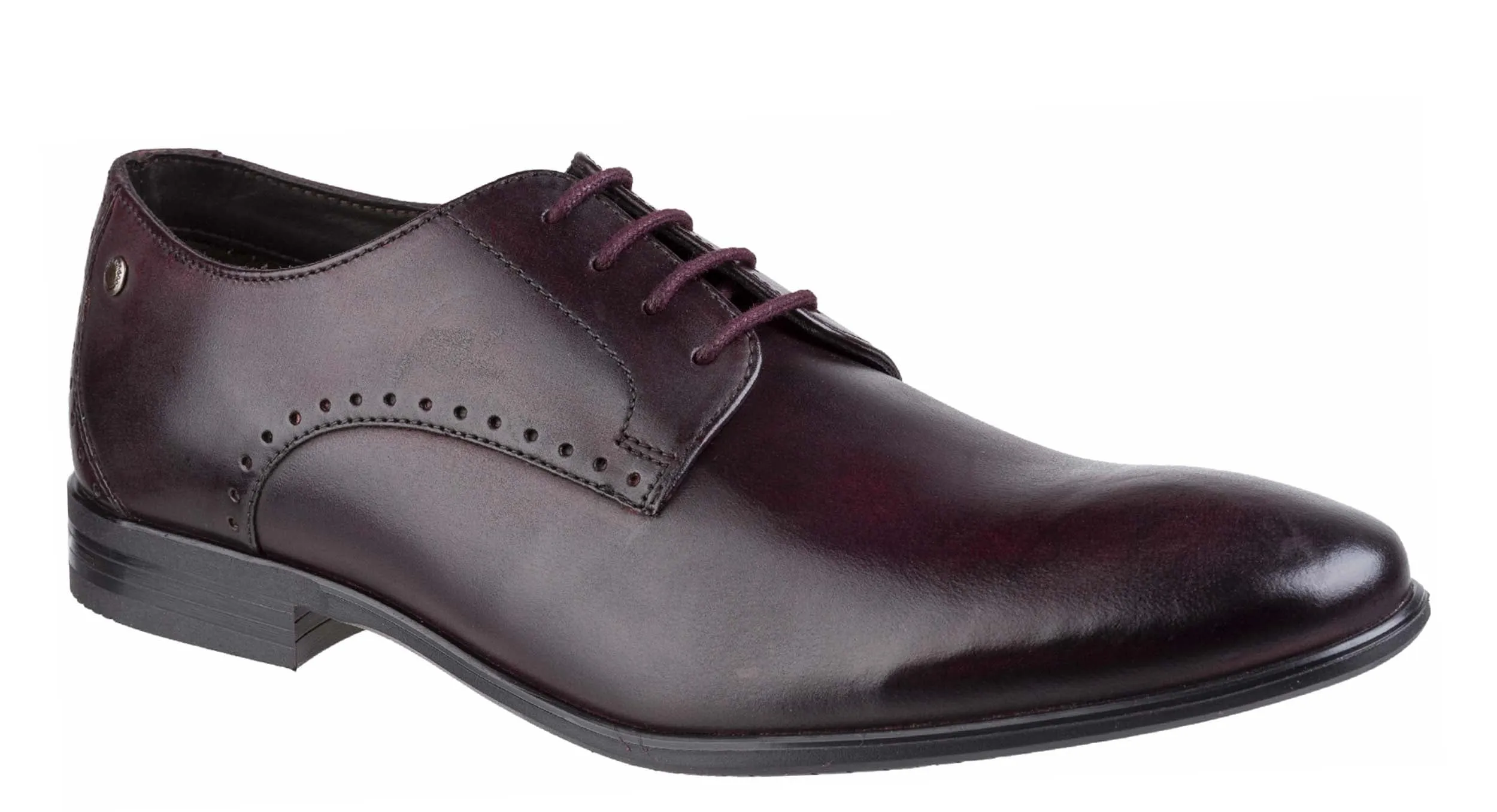 Base London Westbury Washed Mens Plain Toe Derby Shoe