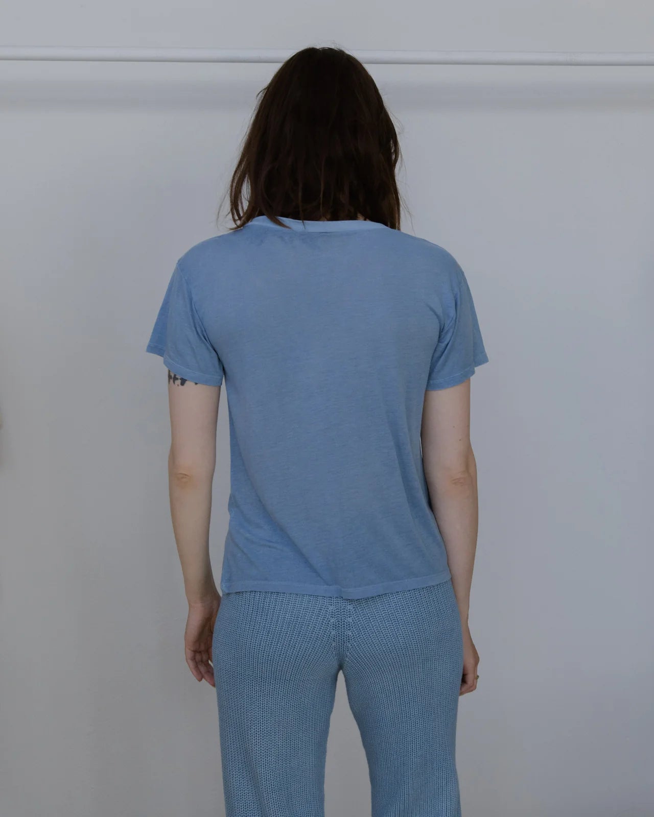 BASERANGE | LOOSE TEE | ISATIS BLUE