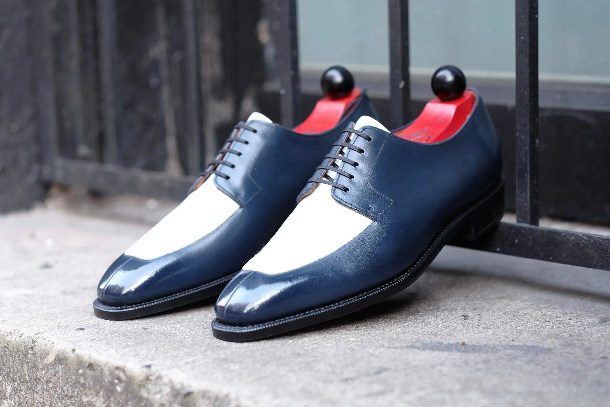 Belltown MTO - Midnight Calf / White Calf - LPB Last - Single Leather Sole