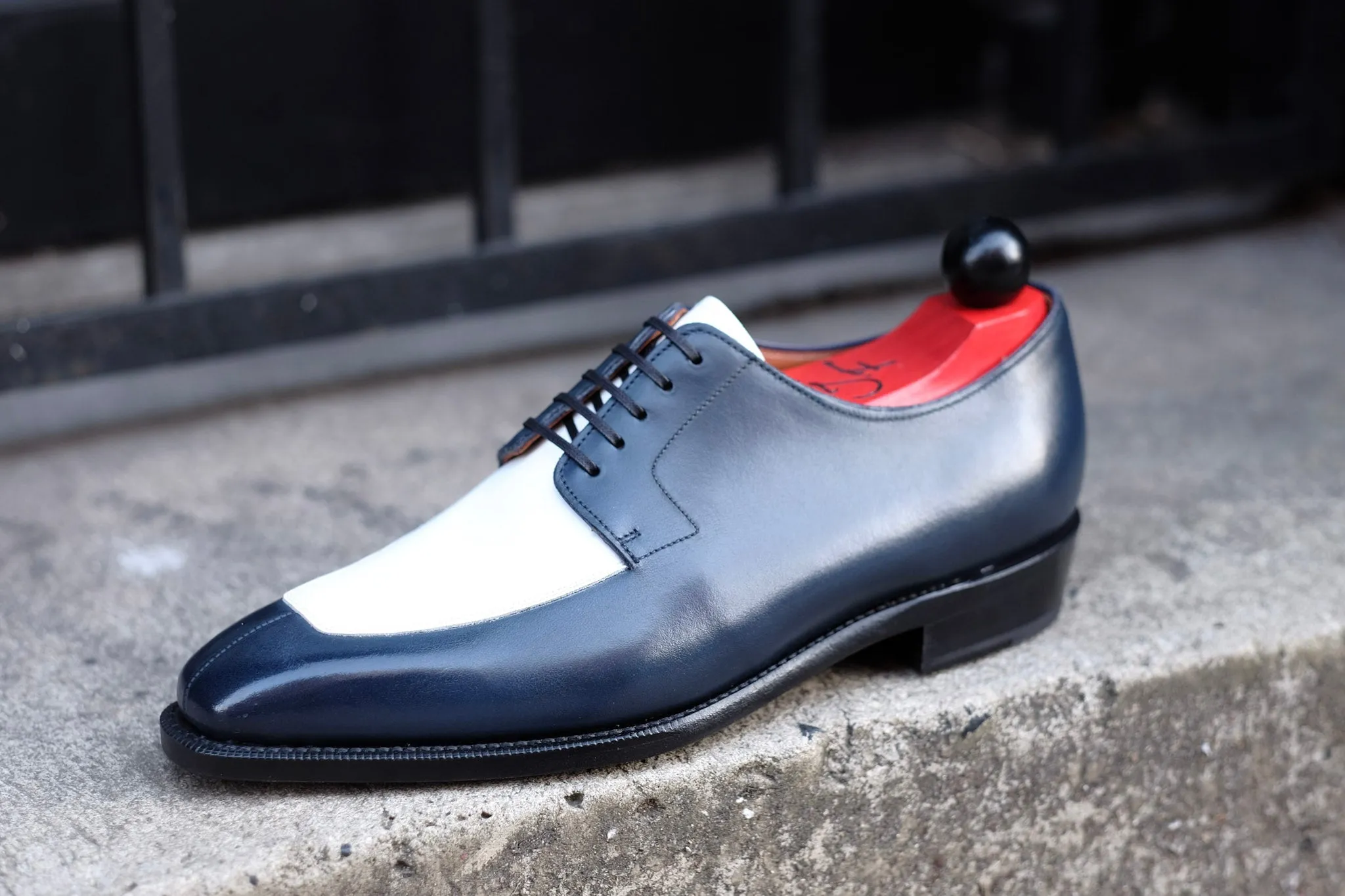 Belltown MTO - Midnight Calf / White Calf - LPB Last - Single Leather Sole