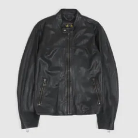 Belstaff Cafe Racer Leather Jacket