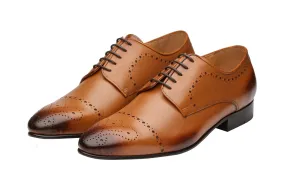 Brogue Derby With  Medallion-T