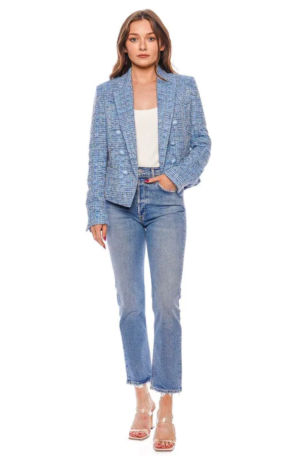 Brooke Double Breasted Crop Blazer