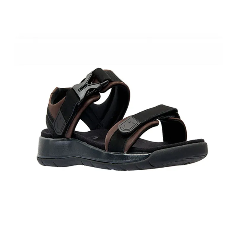 Capri III Men's Nubuck Leather Flat Sandal