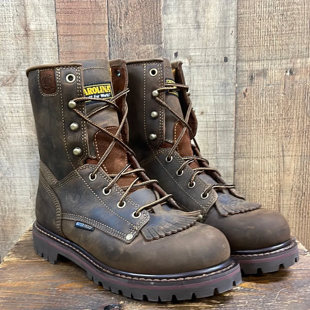 CAROLINA MEN'S 8 WATERPROOF WORK BOOTS