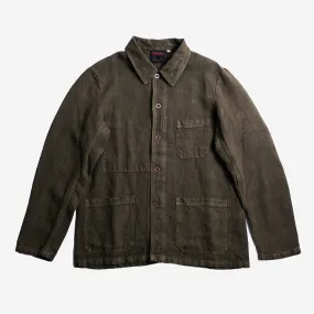 Chore Jacket - Heavy Linen - Olive