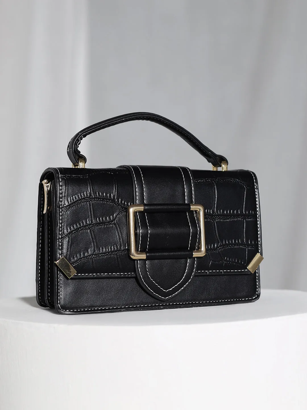 City Bag With Metal Buckle