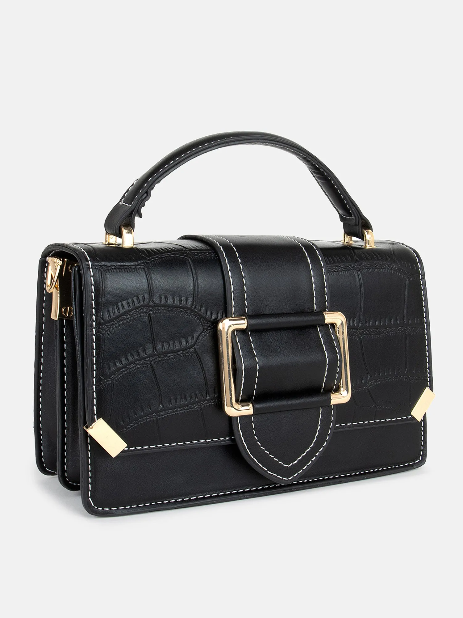 City Bag With Metal Buckle