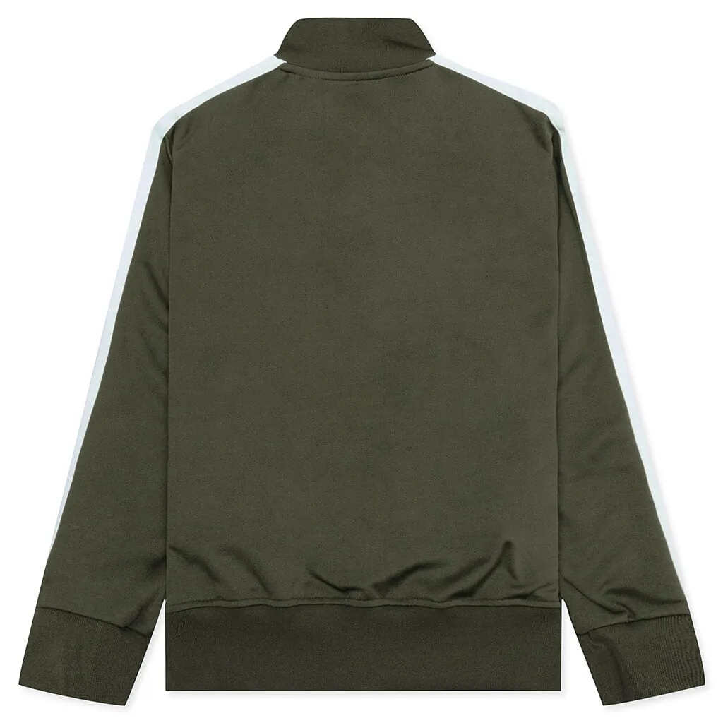 Classic Track Jacket - Military/White