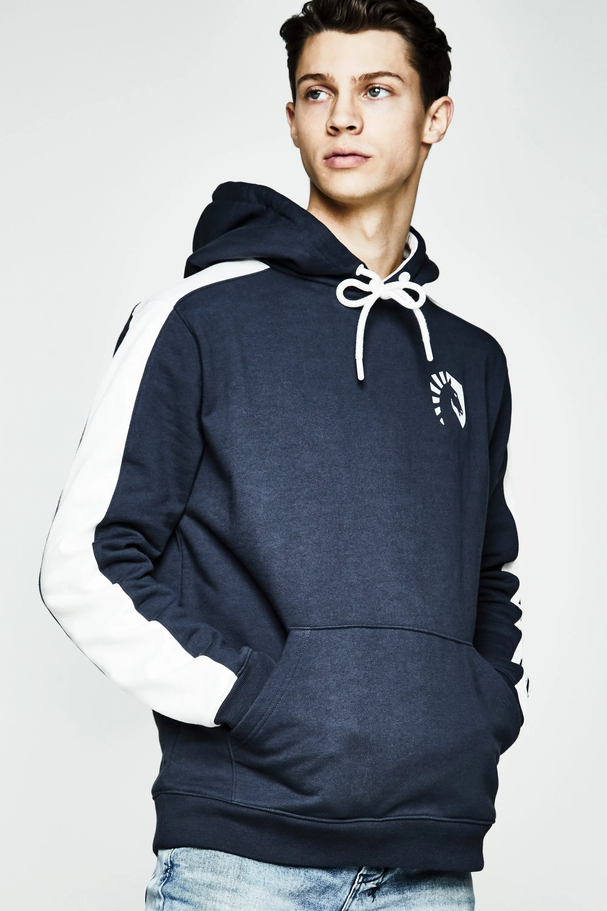 COLOR BLOCKING HOODIE