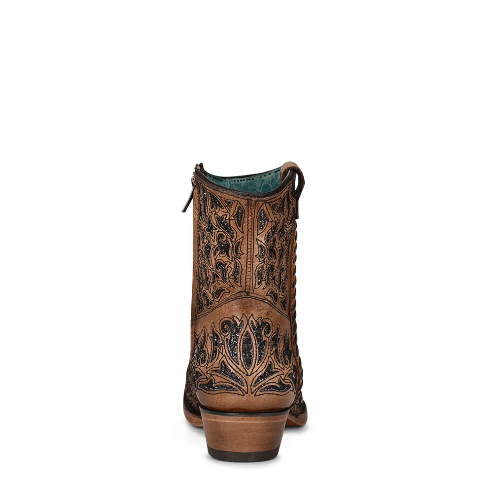 Corral Womens Glitter Inlsy Embroidery Boots