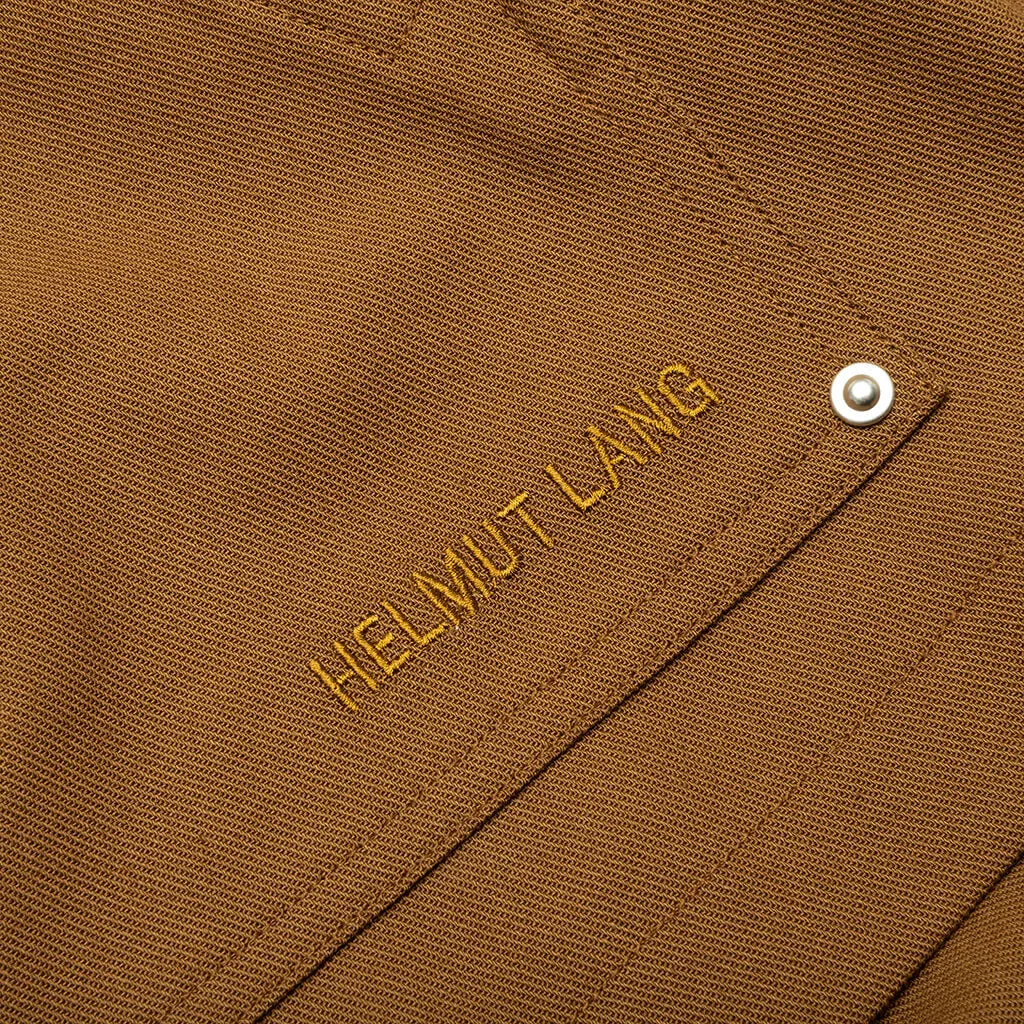 Cotton Twill Coach Jacket - Cigar