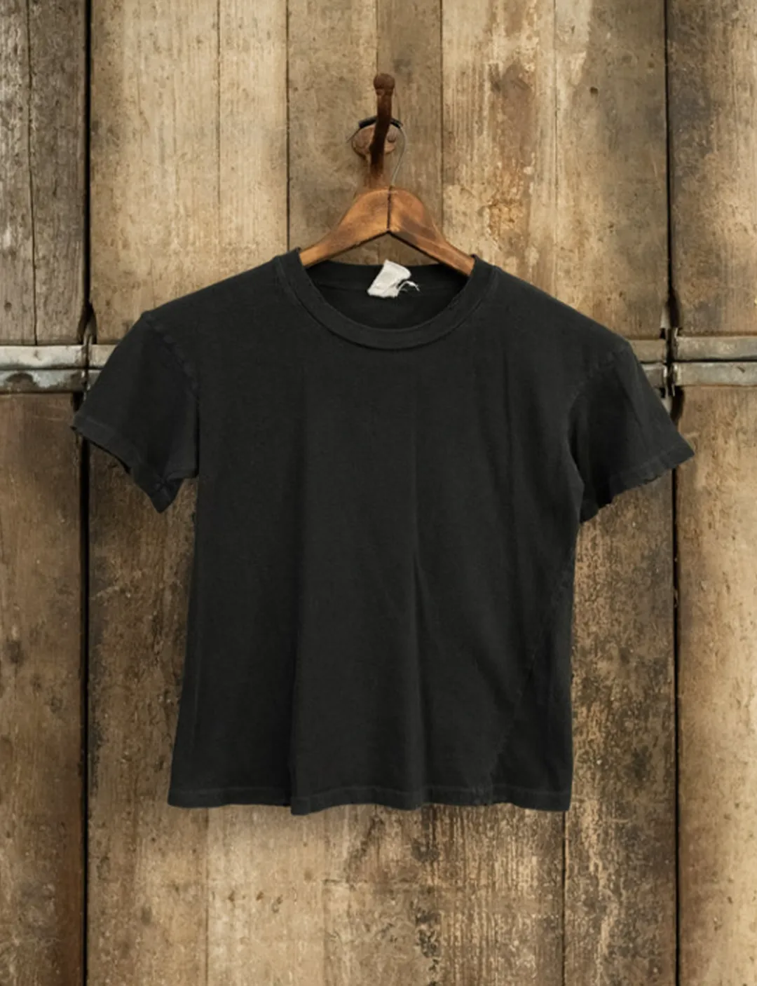 Crop Tee, Coal Pigment