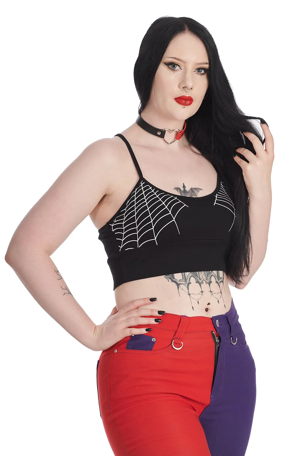 Deadly Nights Cropped Web Top