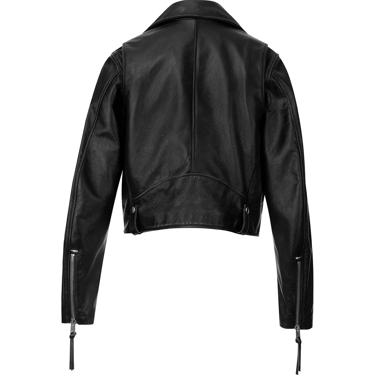 Diesel Treated Leather Biker Jacket