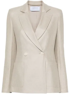 Double Breasted Blazer with Shoulder Pad