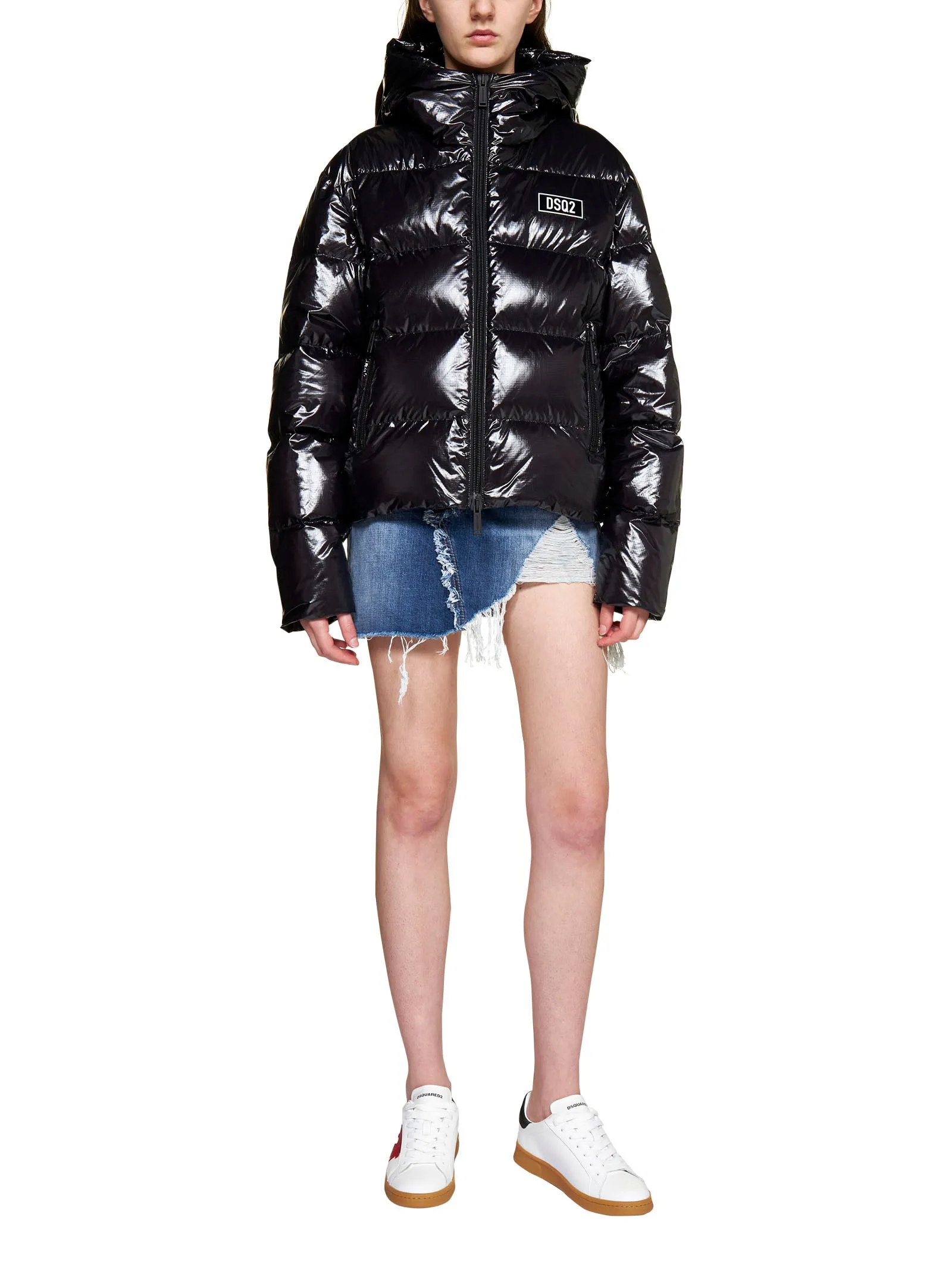 Dsquared2 Logo Patch Down Jacket