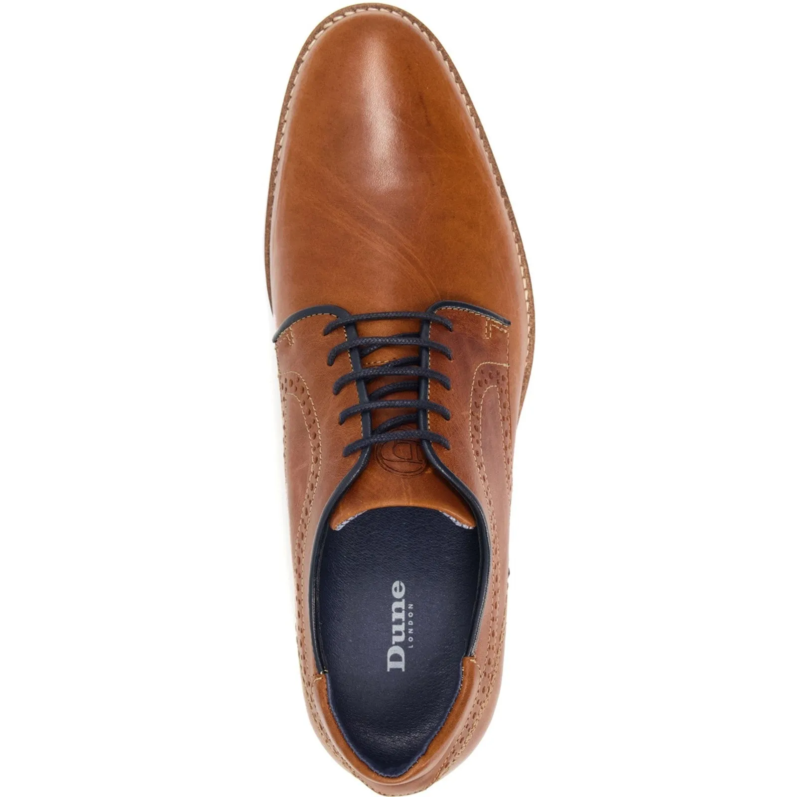 Dune Bintom Mens Leather Lace Up Shoe