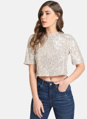 Embellished Crop Top