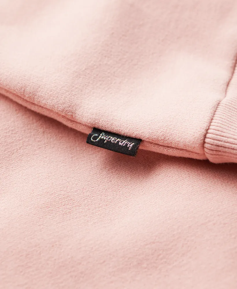 Embossed Vintage Logo Hoodie | Vintage Blush Pink