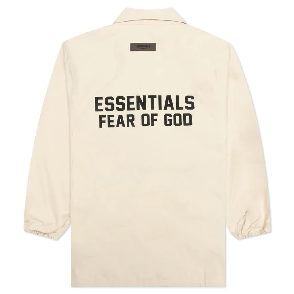 Essentials Kid's Coaches Jacket - Wheat