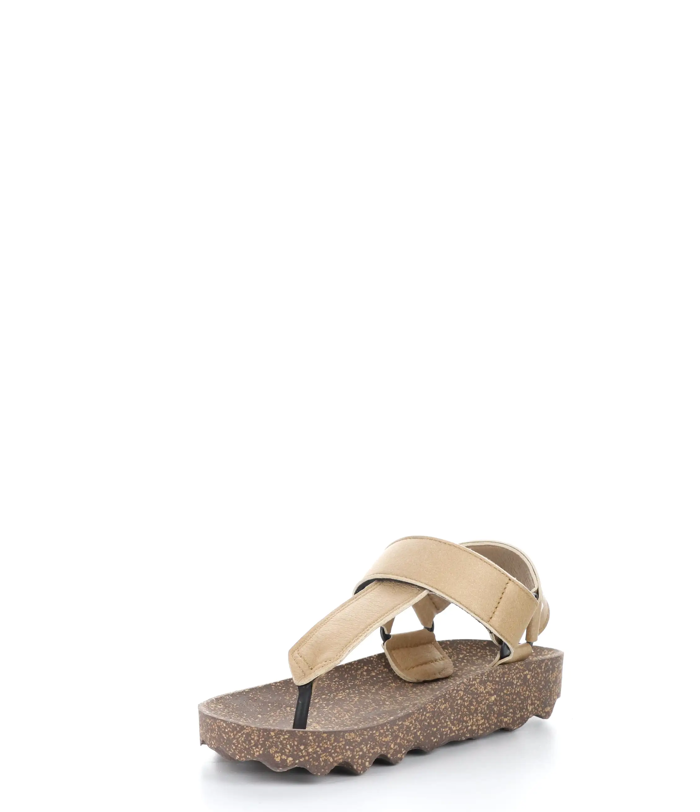 FIZZ077ASP SAND/BROWN Round Toe Shoes