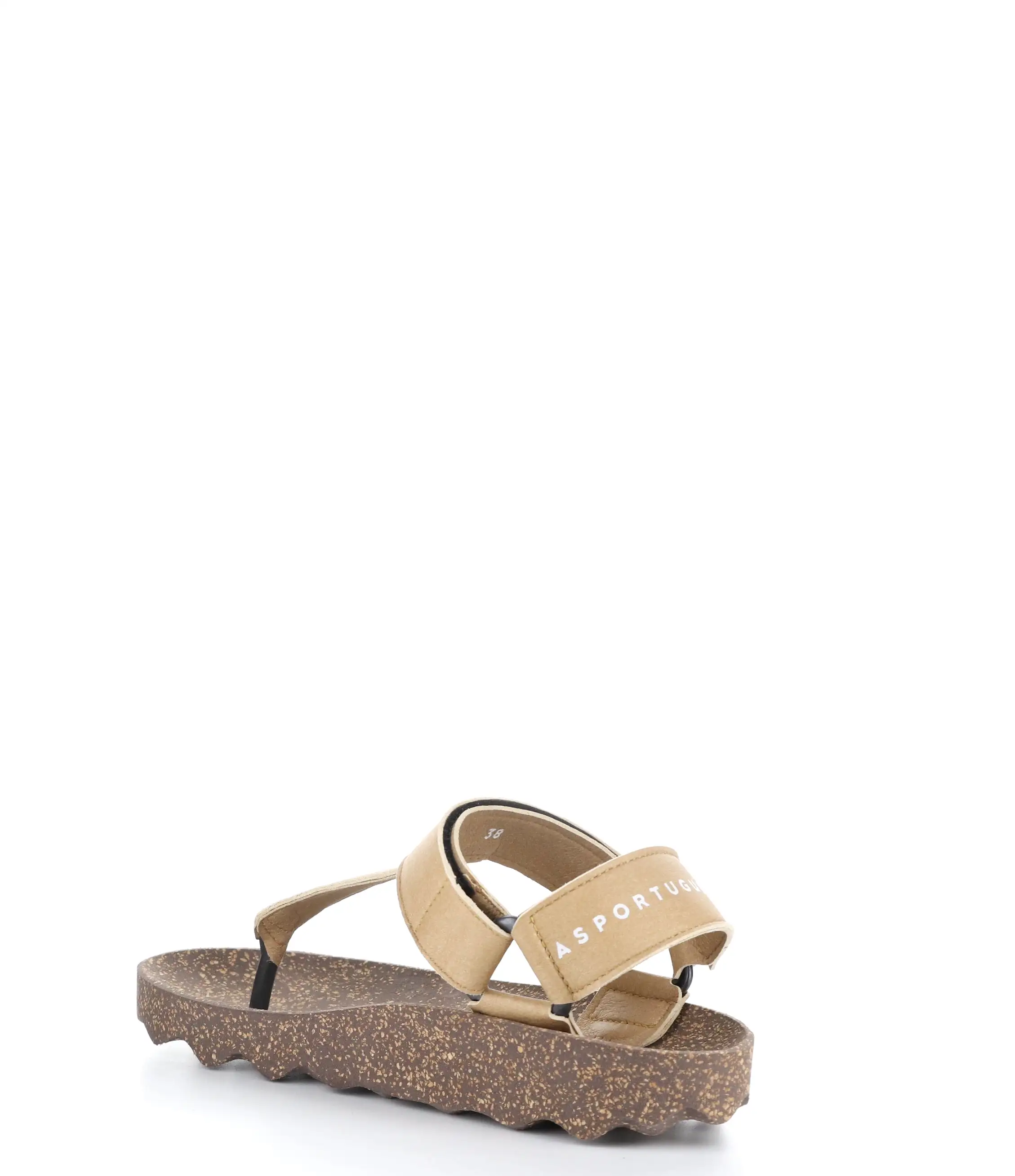 FIZZ077ASP SAND/BROWN Round Toe Shoes