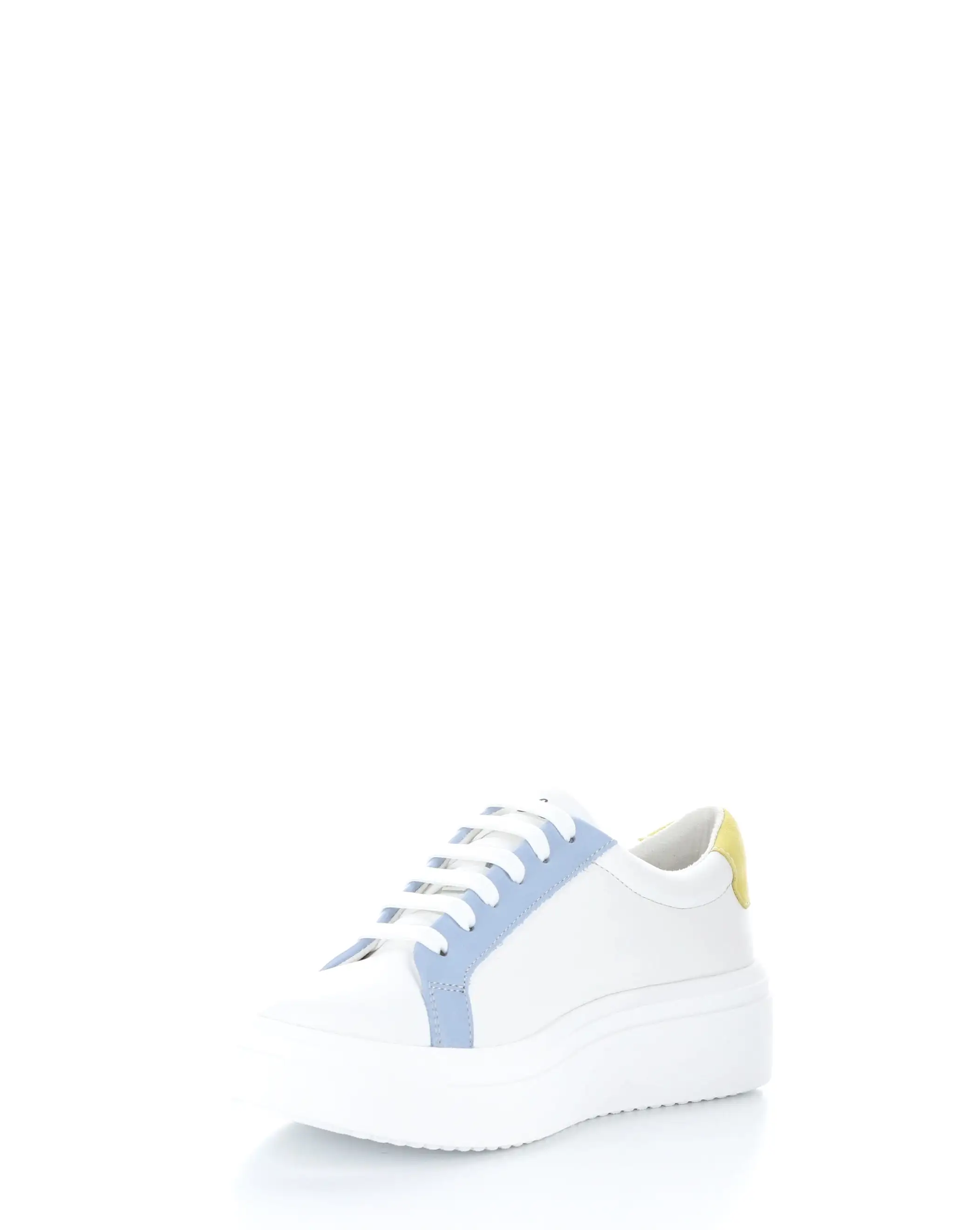 FUZI WHITE/SKY/YELLOW Lace-up Shoes