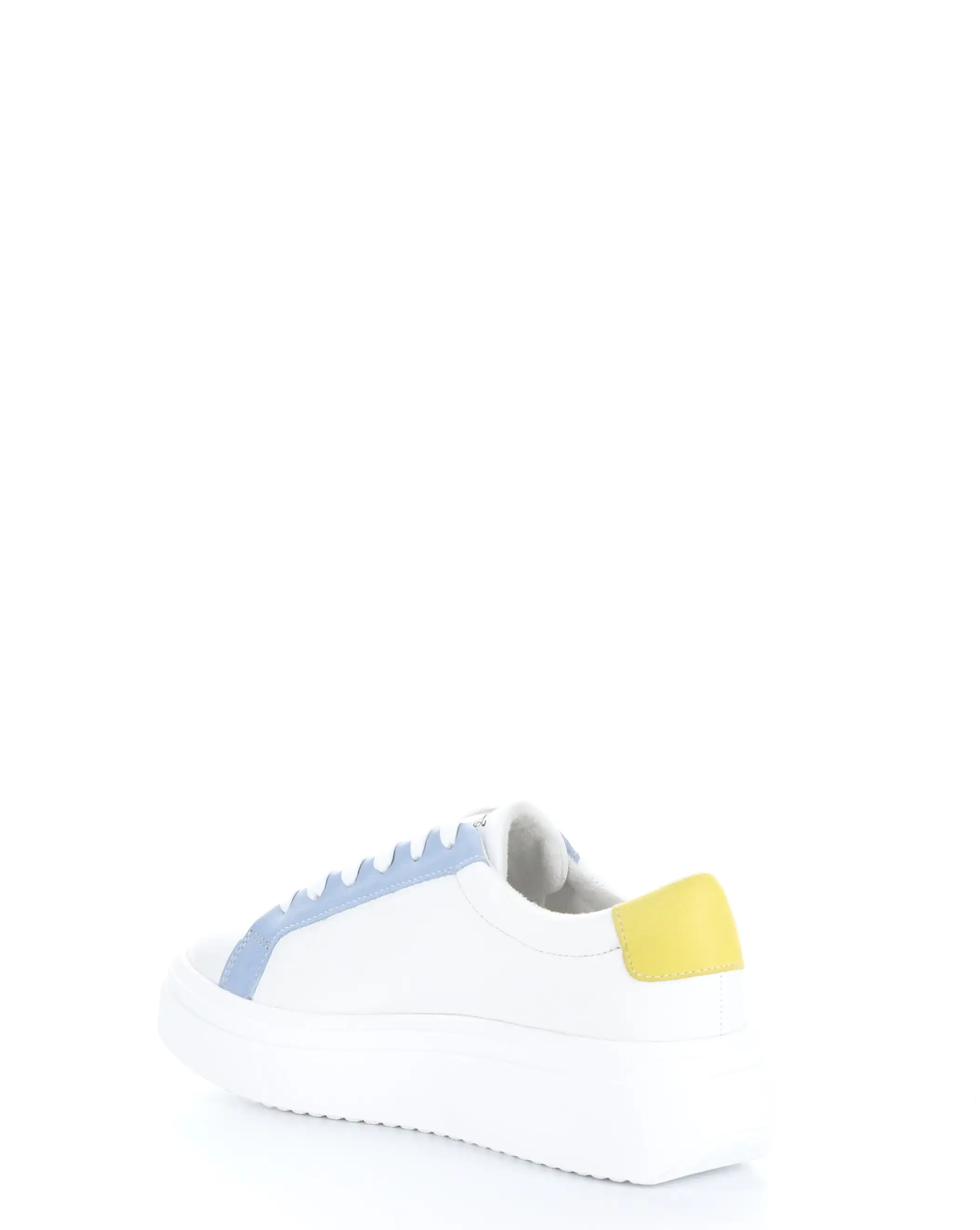 FUZI WHITE/SKY/YELLOW Lace-up Shoes