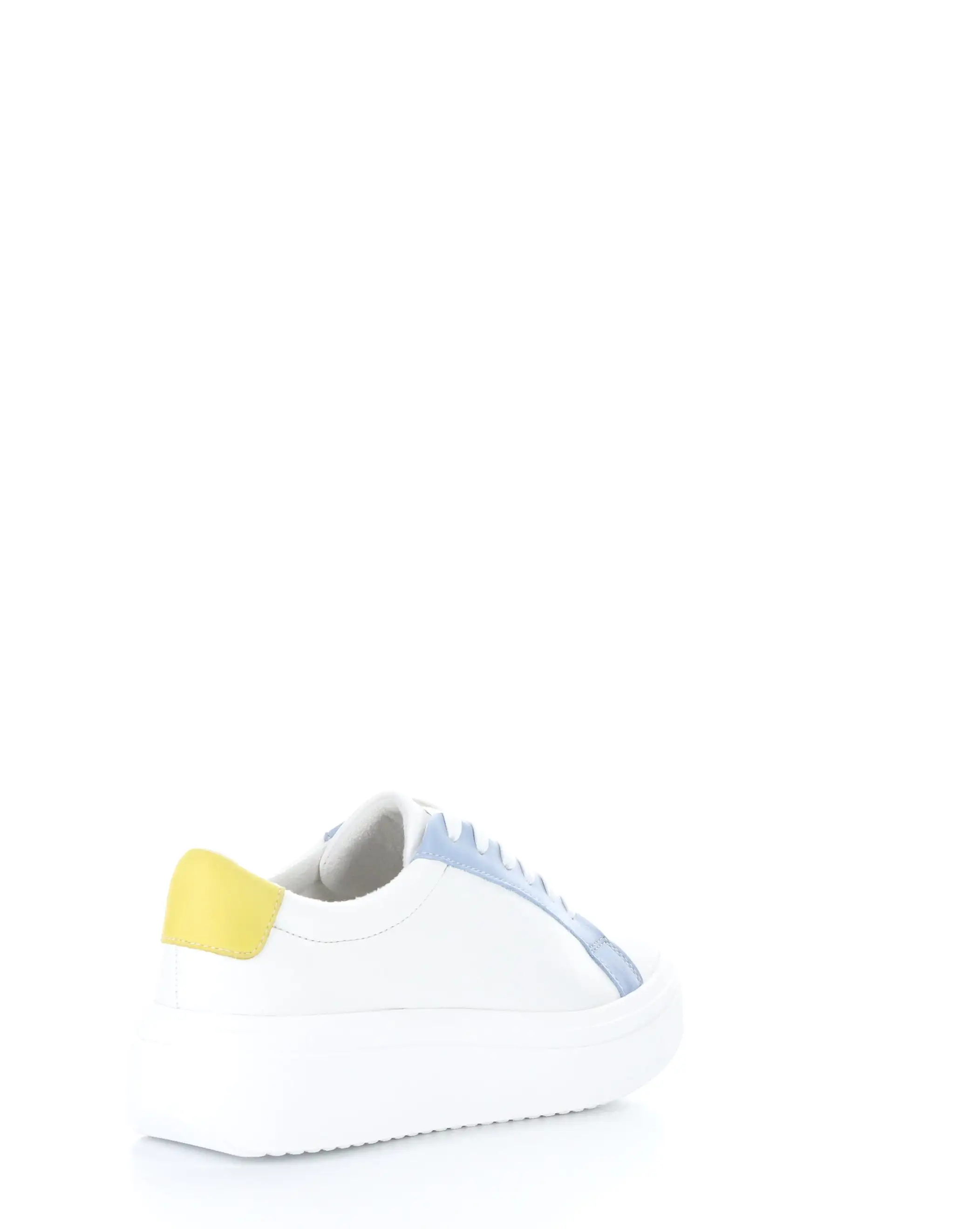 FUZI WHITE/SKY/YELLOW Lace-up Shoes