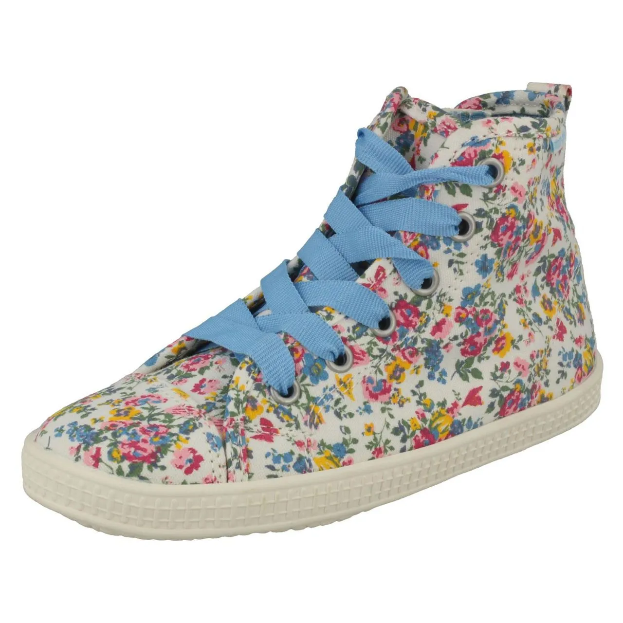 Girls Startrite Canvas Boots Ditsy