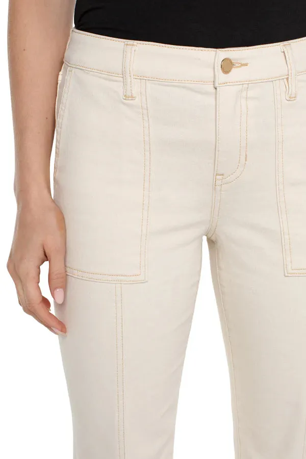 Hannah High Rise Crop Denim