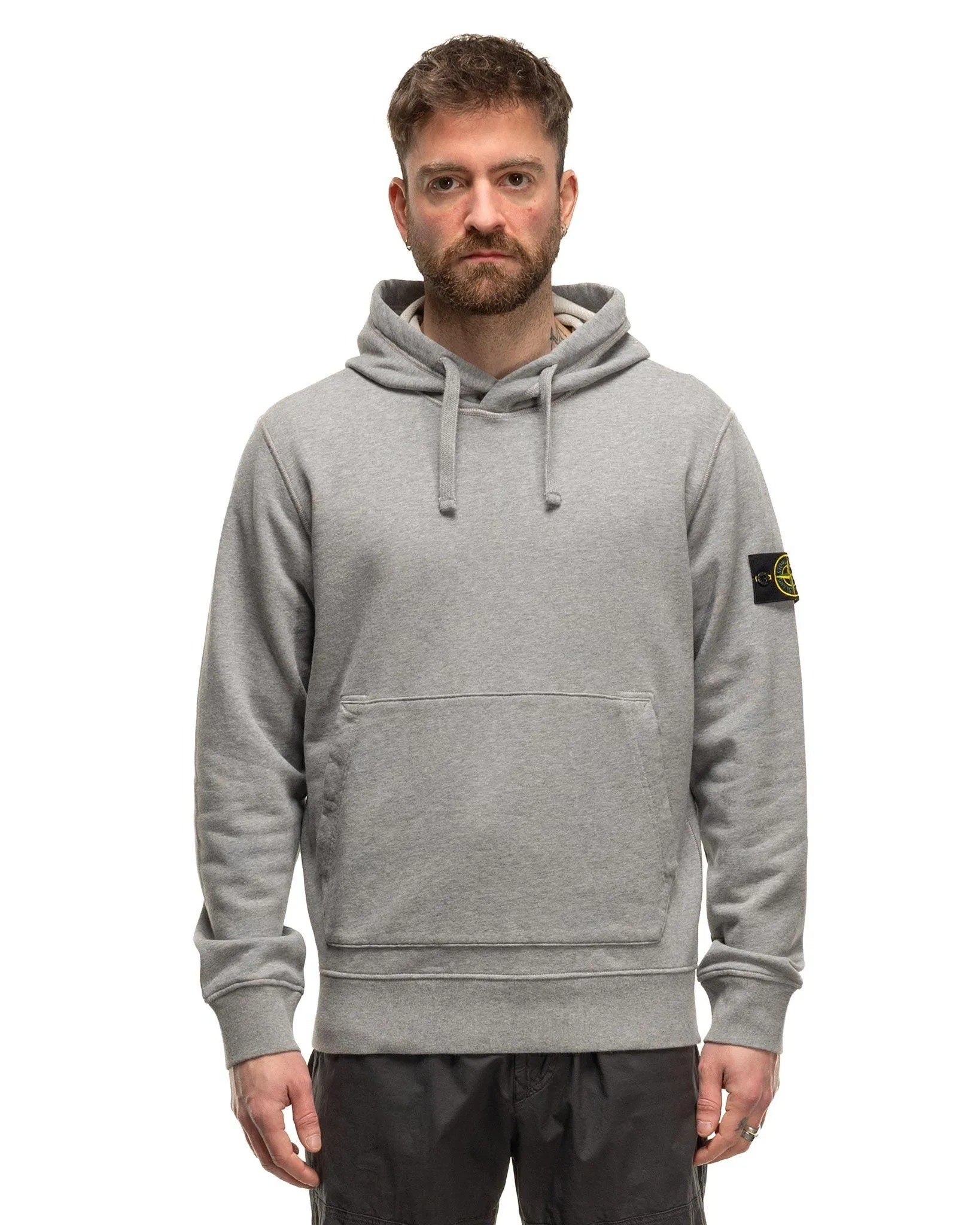 Hood Sweatshirt Melange Grey