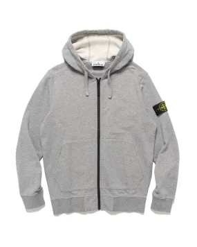 Hooded Track Top Melange Grey