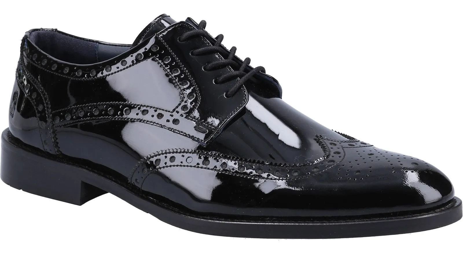 Hush Puppies Dustin Mens Leather Lace Up Brogue Shoe