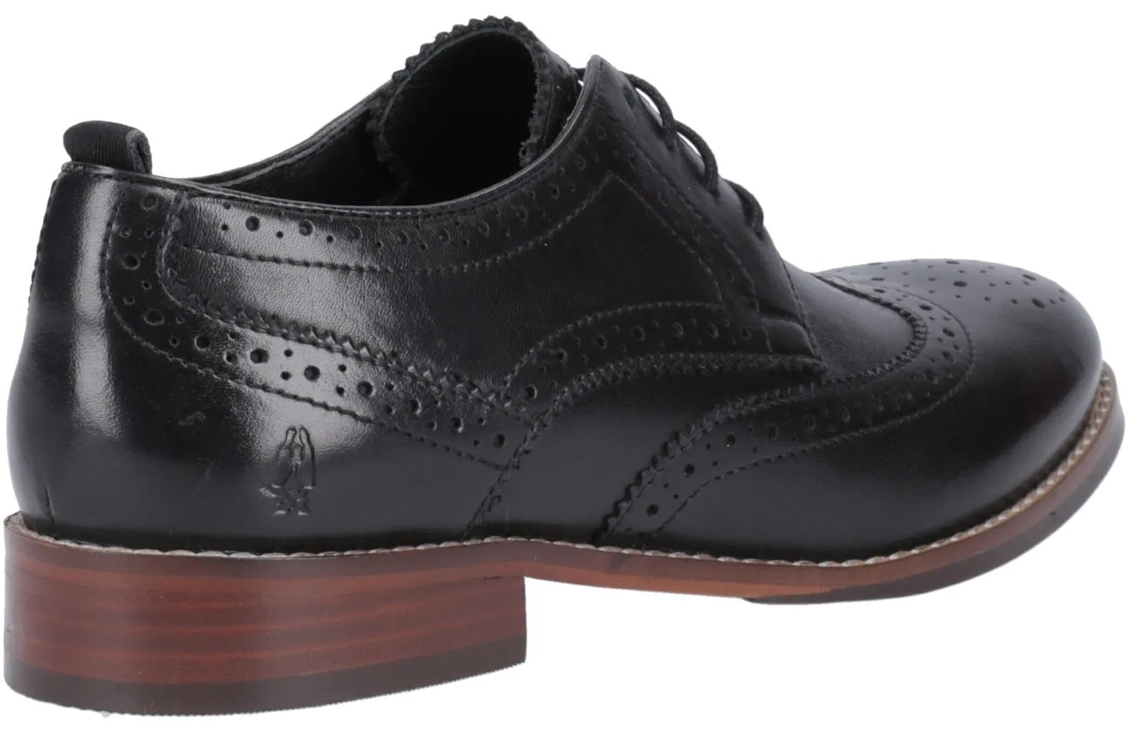 Hush Puppies Natalia Womens Leather Lace Up Brogue