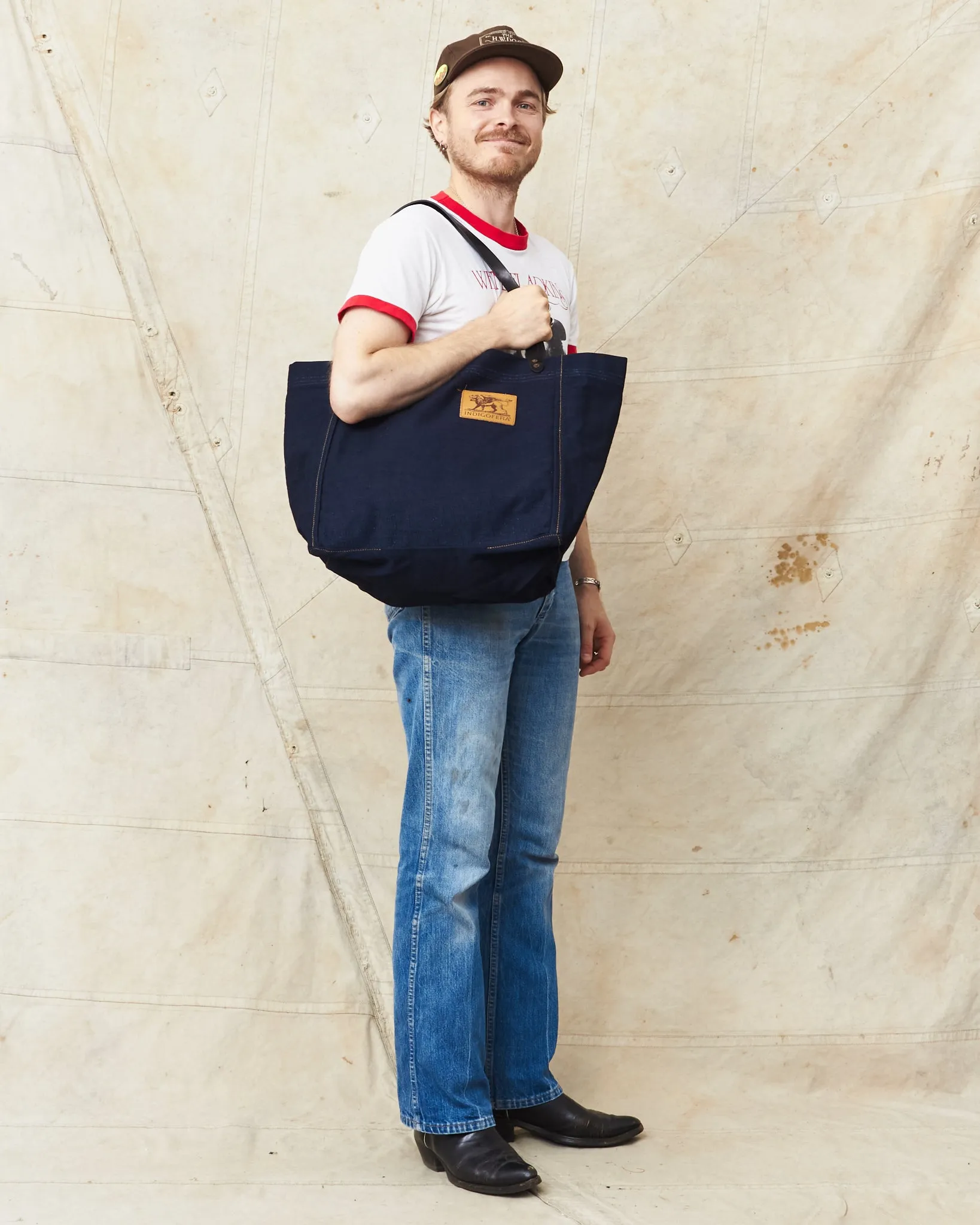 Indigofera Carson Tote Bag Indigo Denim