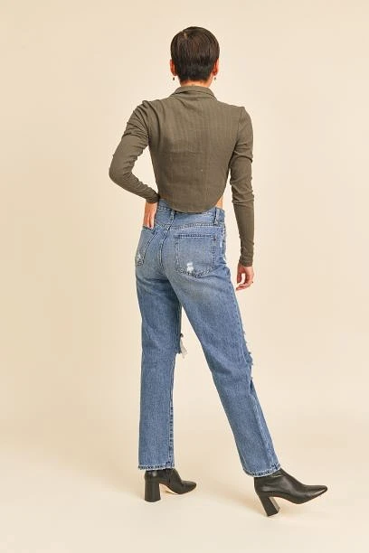 JBD KIKI HIGH RISE DAD JEANS [ONLINE EXCLUSIVE]