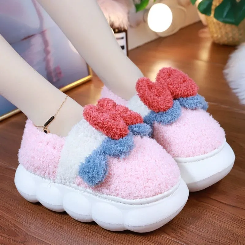 Kawaii Pastel Colors Cute Bow Slippers ON889